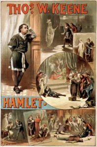 Affiche piece Hamlet